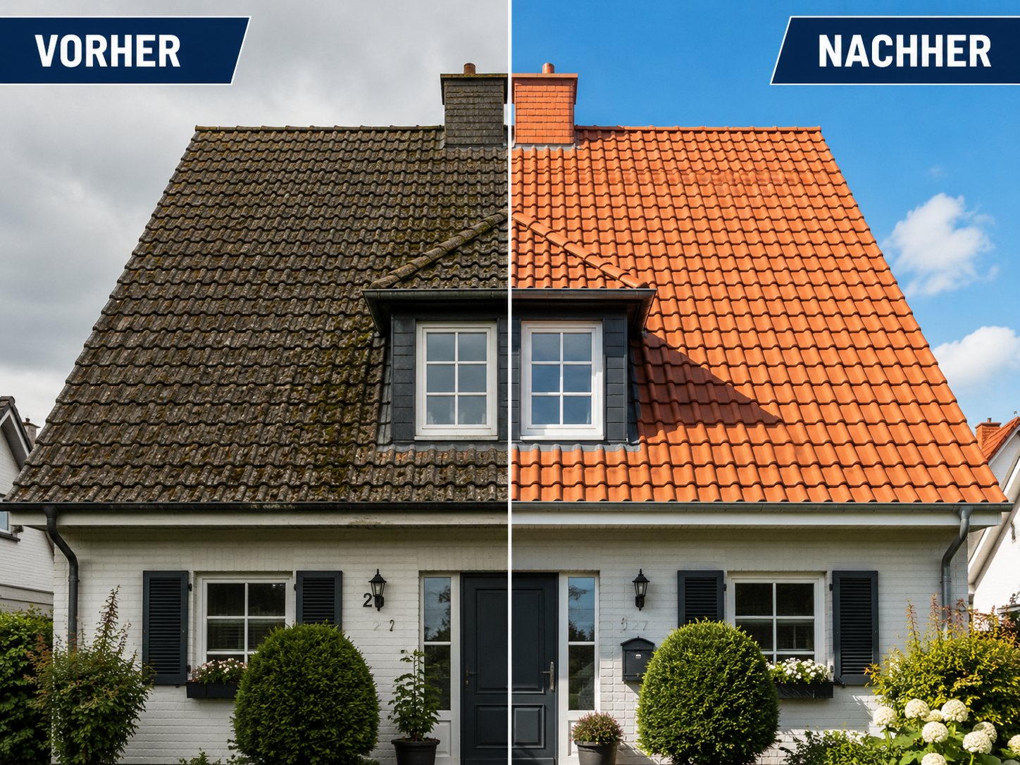 Dachreinigung – professionelle Immobilienreinigung