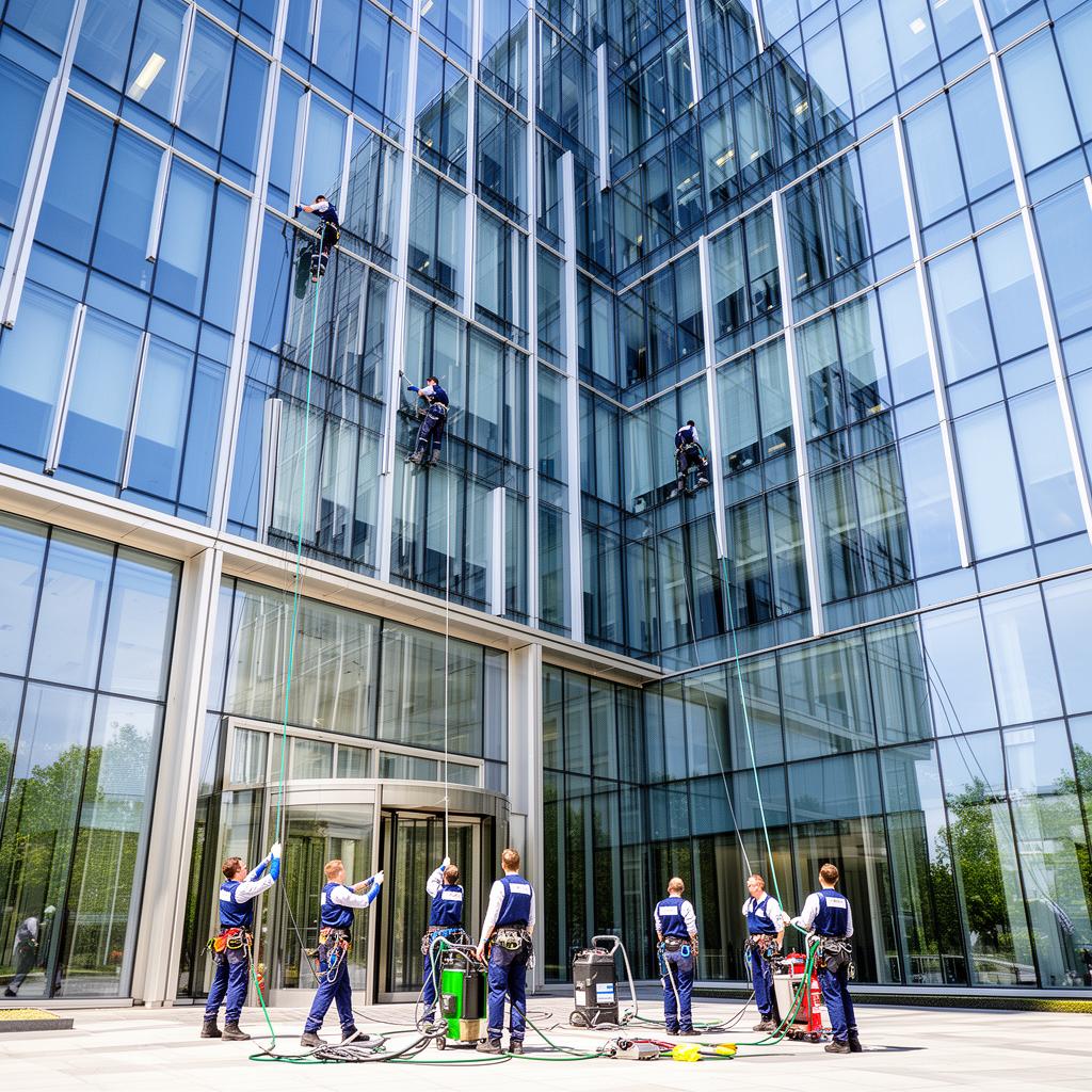 Arbeitsschritt: Professionelle Reinigung