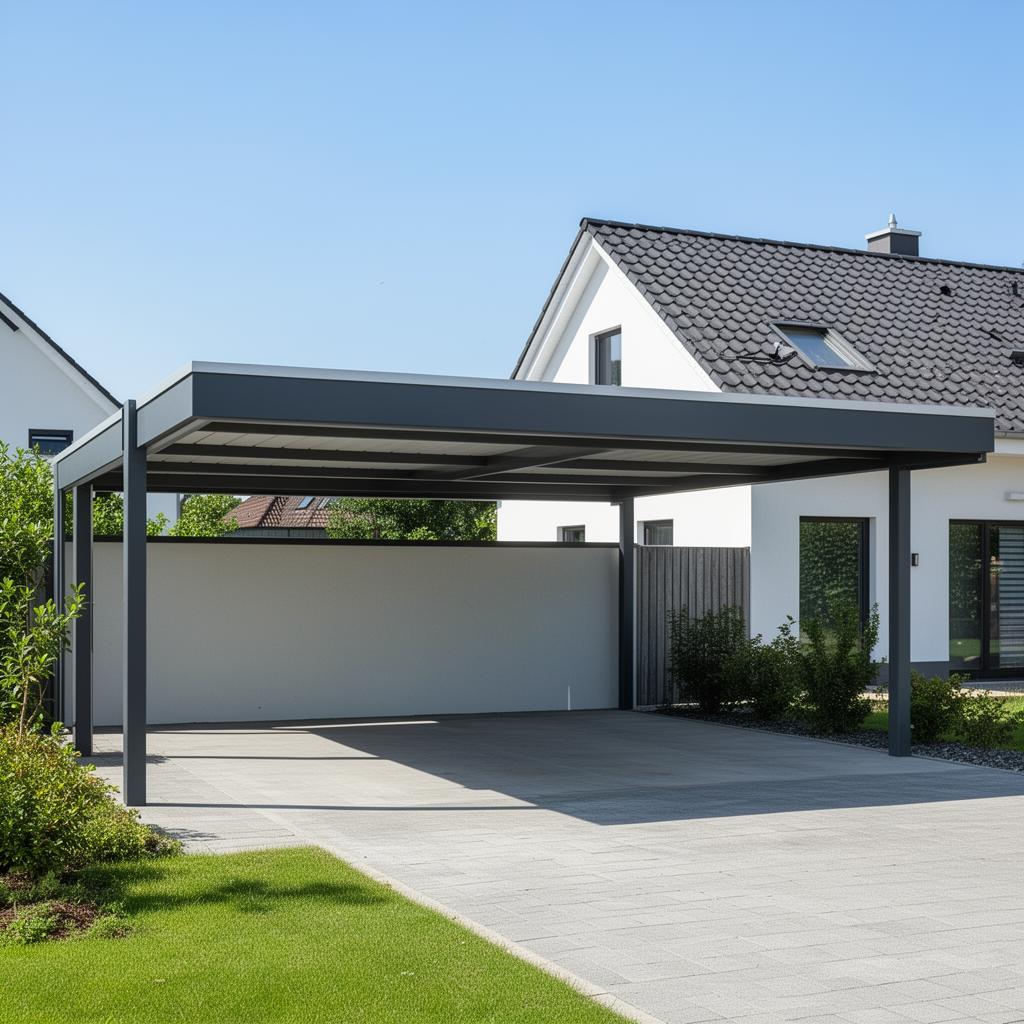 Einsatzbereich: Carports & Anbauten